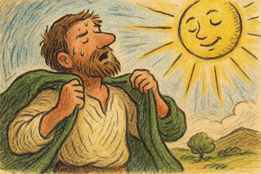 北風と太陽は何が言いたい？その教訓とは