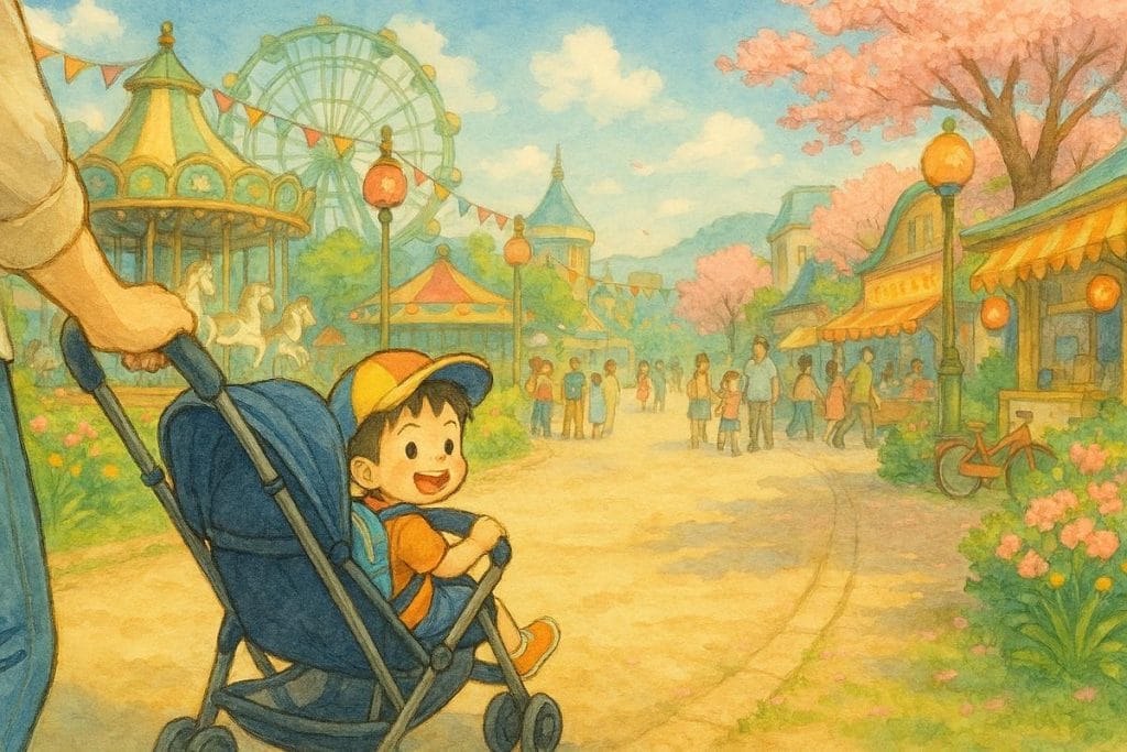 ベビーカー代わり ディズニー・ユニバでの注意点