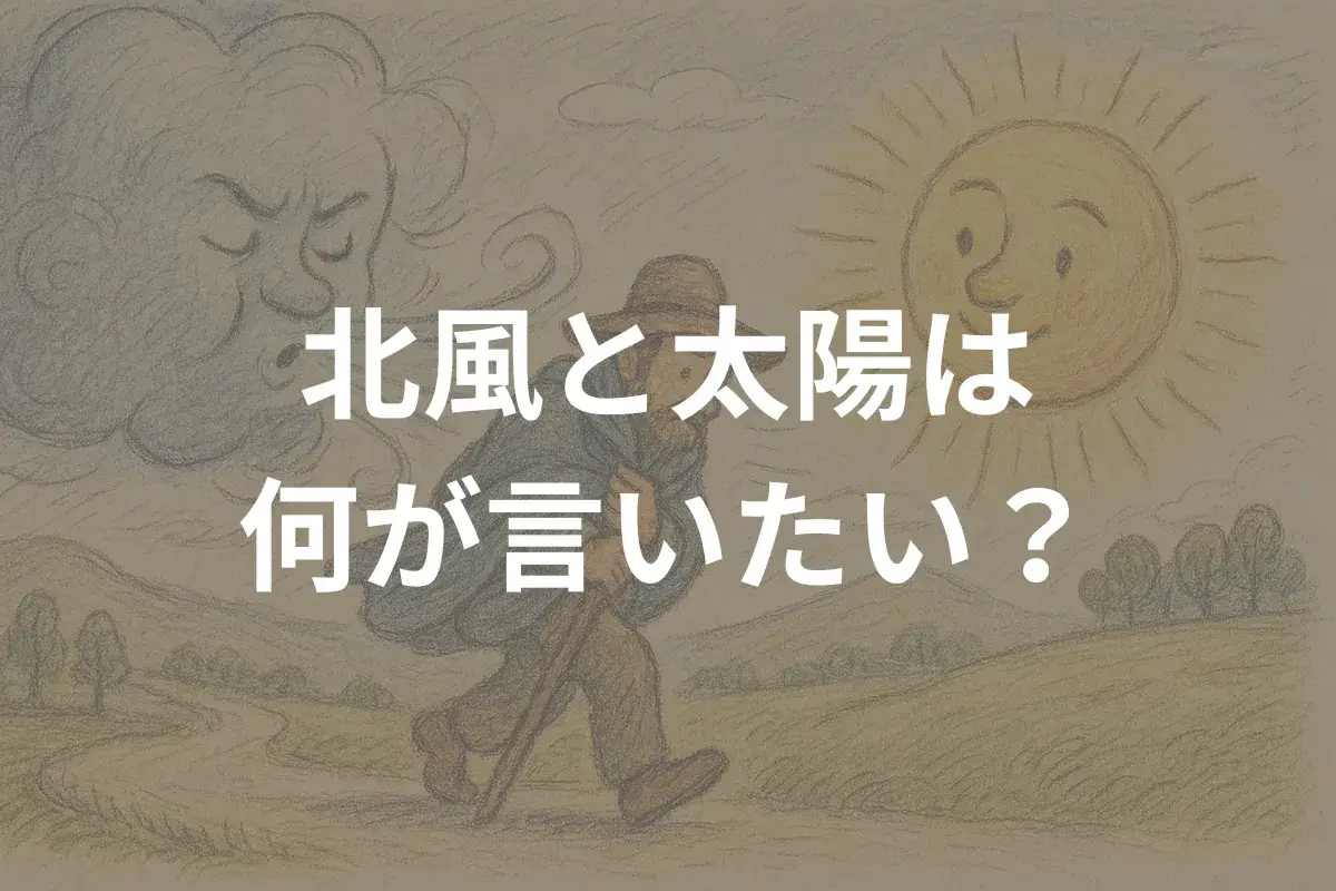 北風と太陽は何が言いたいのか？寓話に学ぶ心を動かす伝え方の本質