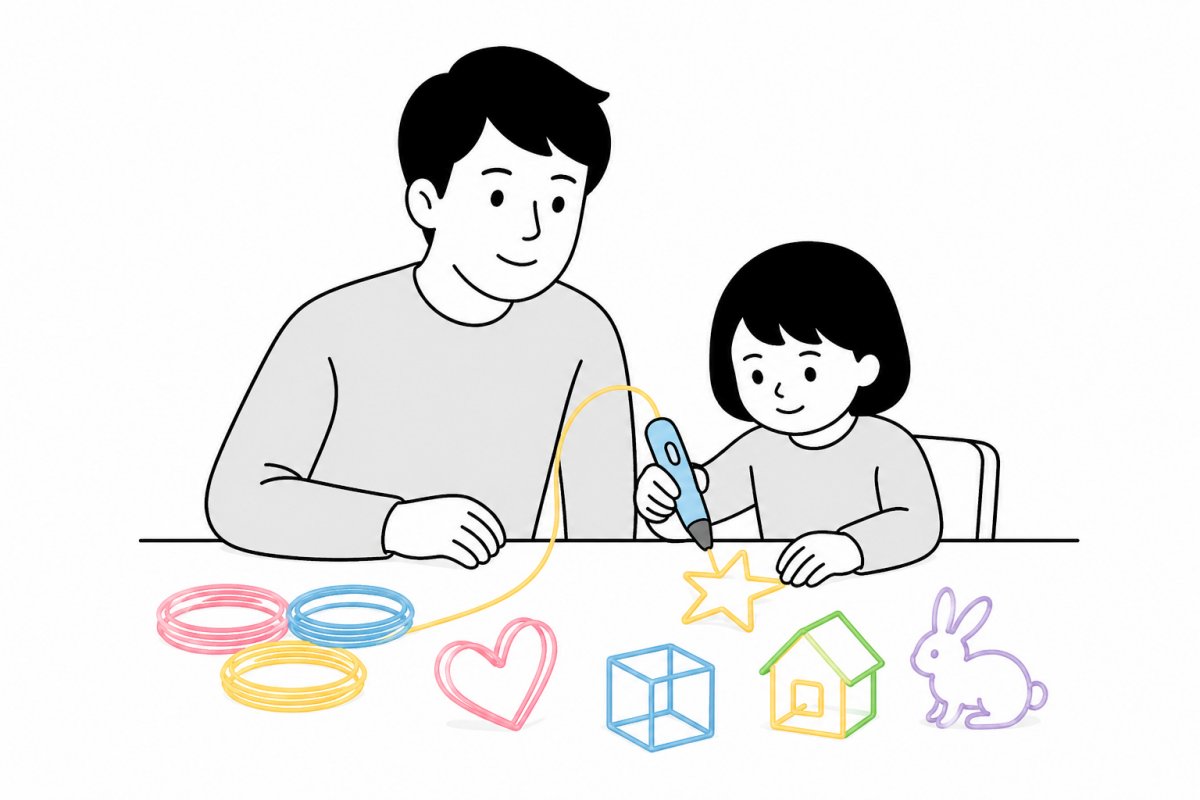 親子で楽しむ3Dペンおすすめモデルと安全な選び方